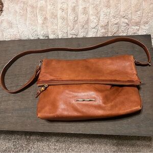 Elaine Turner Saddle Washed Leather Bag